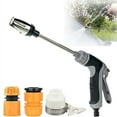 thumbnail image 4 of Pistola rociadora de agua de alta presión para lavado de autos | Boquilla giratoria para limpieza de autos en casa y riego de jardines | Mango ergonómico para autos, paredes y neumáticos, 4 of 9