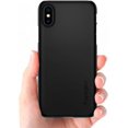 thumbnail image 1 of Spigen Thin Fit Works with Apple iPhone Xs Case (2018) / iPhone X Case (2017) - Matte Black, 1 of 5
