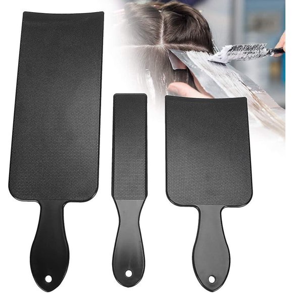 3 Piece Color Color Chart, Color Tip Sheet Hair Color Highlighting Comb Anti-slip Styling Tool
