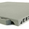 thumbnail image 5 of Greatmats StayLock Orange Peel Home Gym PVC Floor Tile Cushion Durable Flooring Gray, 26 Pack, 1x1 ft x 9/16 inch, 5 of 5