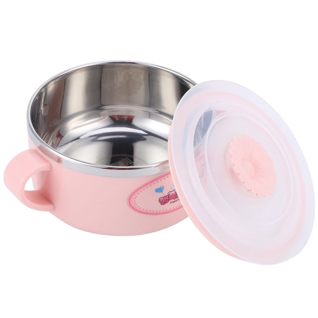 Cuenco de arroz, cuenco para niños y bebés, plato para bebé de dibujos animados, utensilios de cocina optimizados para la excelencia
