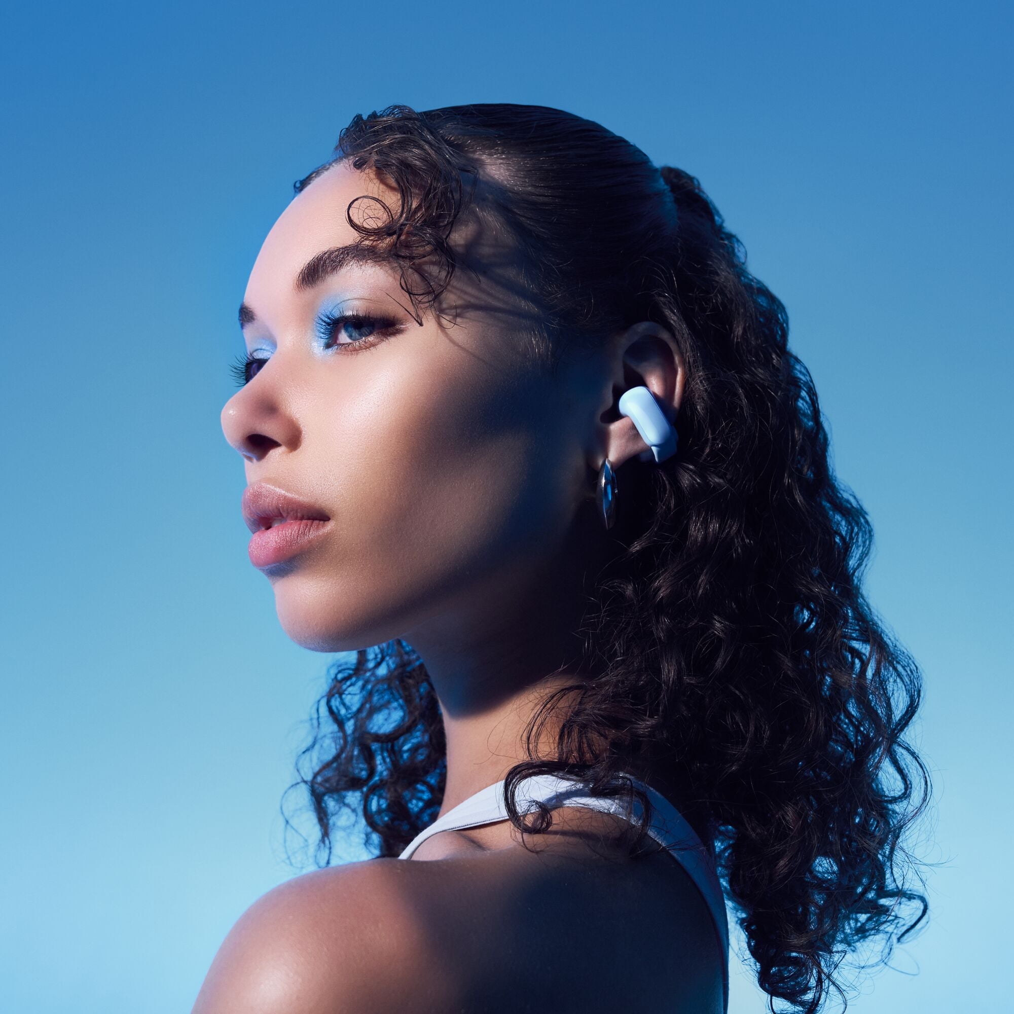Bose Ultra Open Earbuds, Open Ear Wireless Earbuds, Moonstone Blue