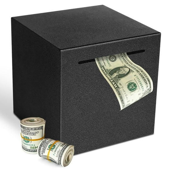 Caja de dinero unidireccional con textura gruesa mate de Security Deposit Bank