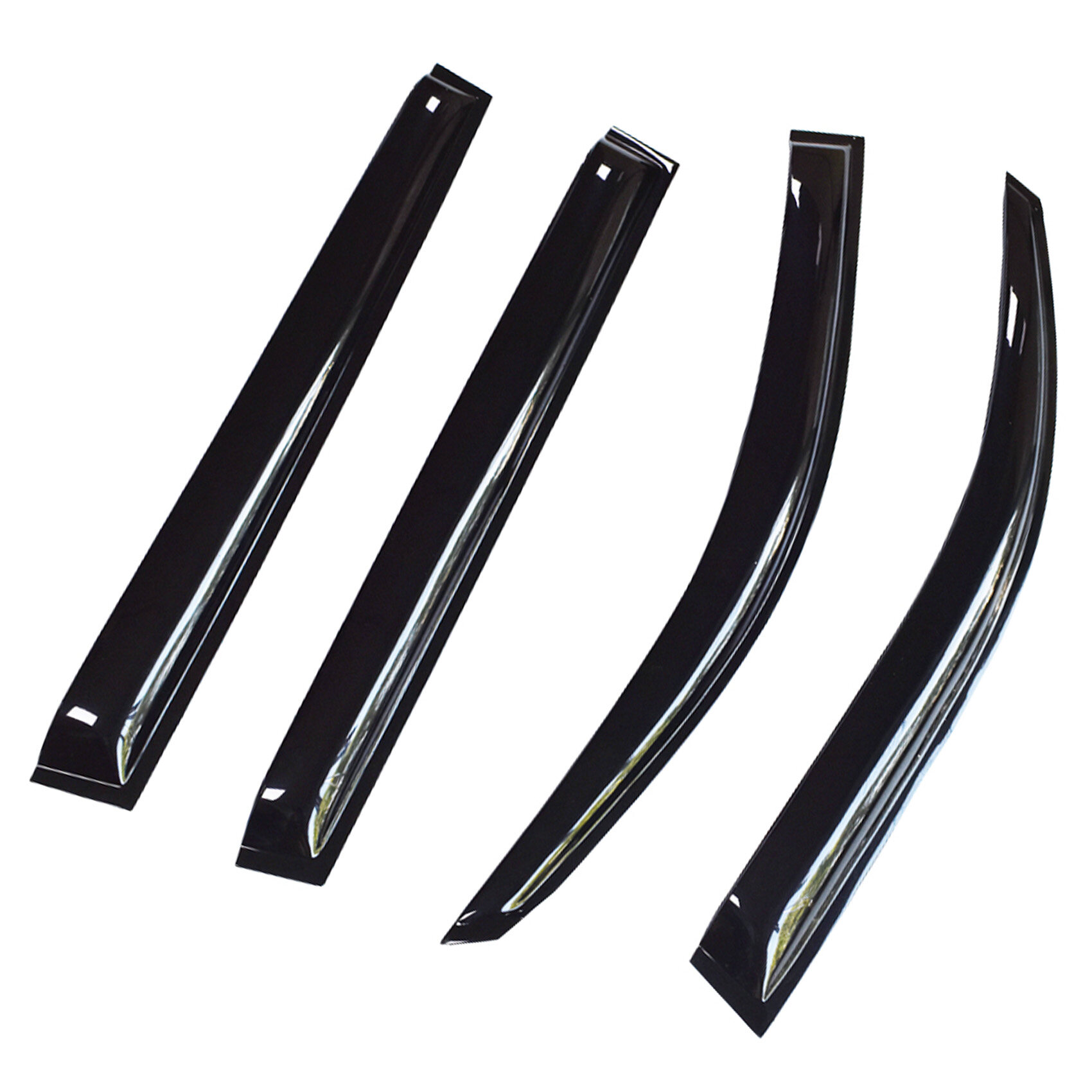 Genrics For 2008-2013 Toyota Highlander Window Visors Rain Guard Vent Shade Deflector