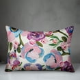 thumbnail image 3 of Creative Products Painted Florals Pink 14 x 20 Indoor / Outdoor Pillow, 3 of 3
