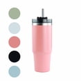 thumbnail image 4 of Botella de vacío de gran capacidad con aislamiento de café leche taza de té ejercicio jogging acero inoxidable Taza de bebida con tapa transparente Home Pink 900ml Guardurnaity HA011613-06B, 4 of 7