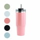 thumbnail image 4 of Botella de vacío de gran capacidad con aislamiento de café leche taza de té ejercicio jogging acero inoxidable Taza de bebida con tapa transparente Home Pink 900ml sidaley HA011613-06B, 4 of 7