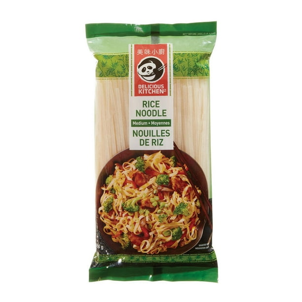 Les nouilles de riz moyennes Delicious Kitchen 454 g