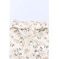 thumbnail image 3 of ABPHQTO Sudadera de mujer blanca con cuello vuelto y estampado floral, 3 of 5