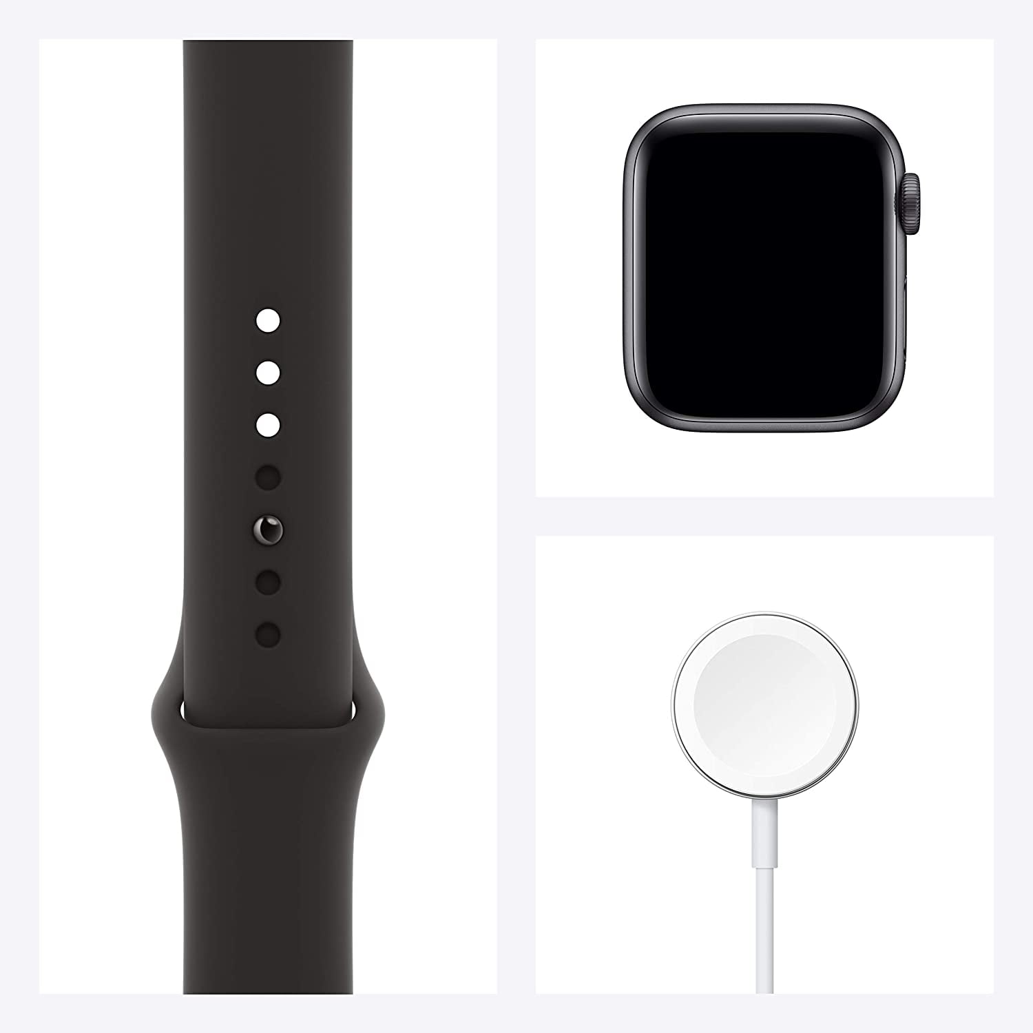 Apple Watch Series 6 (GPS + LTE) - 40MM Space Black Titanium Case Black Sport Band