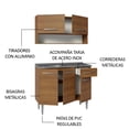 thumbnail image 4 of Cocina Integral Madesa Emilly 105cm con Tarja Marrón, 4 of 10