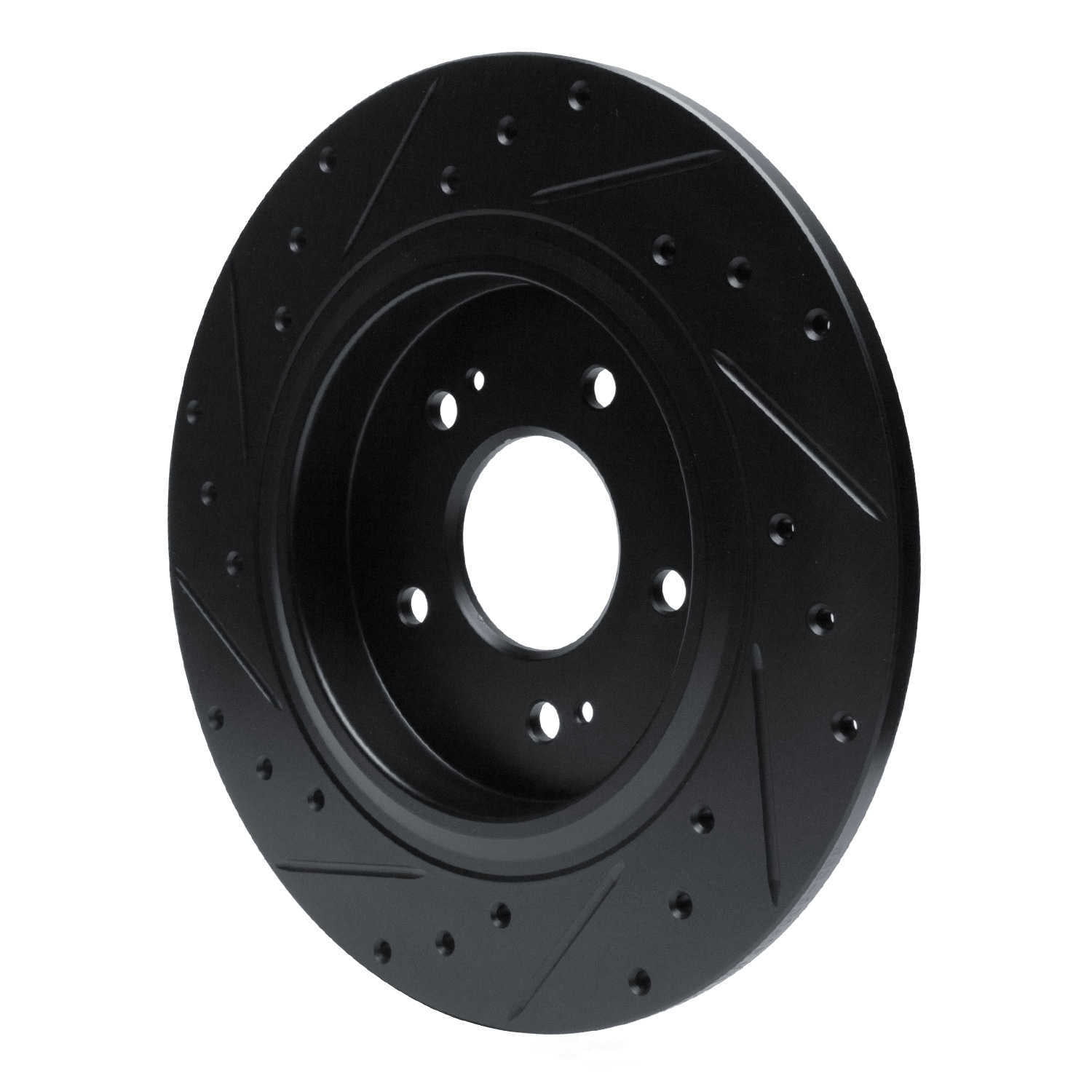 Dynamic Friction Company 633-03060R DFC Brake Rotor - Drilled And Slotted - Black