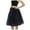 Black, variant on Womens Skirts Fluffy Puffy Casual Medium Mid-Length Tutu Skirts Elastic Waist Loose Relaxed Festival Comfortable Daily Wear