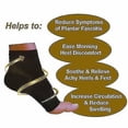 thumbnail image 4 of Compression Socks Ankle Bandage Open Toe Plantar Fasciitis Socks Pain Relief Sleeves, 4 of 5