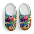 thumbnail image 3 of Kirby's Return to Dream Land Soft Plush Slippers for Boys Girls Winter Warm Cotton Slippers with Rubber Sole Non-Slip Kid's Slip on Shoes Fluffy House Slippers For Indoor And Outdoor, 3 of 8