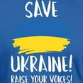 thumbnail image 3 of CafePress - Save Ukraine Raise Your Voices Men's Fitted T Shir - Men's Fitted T-Shirt, 3 of 4