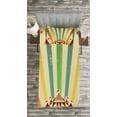 thumbnail image 3 of Ambesonne Vintage Rainbow Quilted Bedspread Set 2 Pcs, Old Circus Fair, Twin Size, Multicolor, 3 of 3