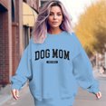 thumbnail image 2 of Women's Dog Lover Sweatshirt Long Sleeve Crew Neck Pullover For Dog Moms, 2 of 2