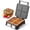 Waffle Maker, variant on Small Panini Press Grill Sandwich Maker Electric 3 In 1 Open 180 Degrees For Indoor Grilling Steaks Burger Non-stick Pan Black