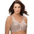 thumbnail image 1 of Glamorise Womens Magic Lift Front-Close Wirefree Posture Bra, 46K, Cafe, 1 of 7