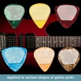 thumbnail image 6 of 16Pcs/Set  Guitar Accessories Silicone Washable Adhesive Guitar Pick Grips Silicone Guitar Pick Guitar Pick Stickers Non-Slip 16PCS/SET, 6 of 8