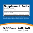 thumbnail image 2 of Nutricost Vitamin B12 (Methylcobalamin) 5000mcg, 240 Capsules - Non-GMO & Gluten Free, 2 of 2