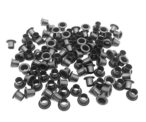 50 pc 1/4" Black Eyelets for Custom DIY Sheaths and Holsters 