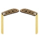 thumbnail image 2 of 1 par de broches con borlas de estrellas para uniforme de hombrera, insignias y charreteras para disfraz. Oro, 2 of 9
