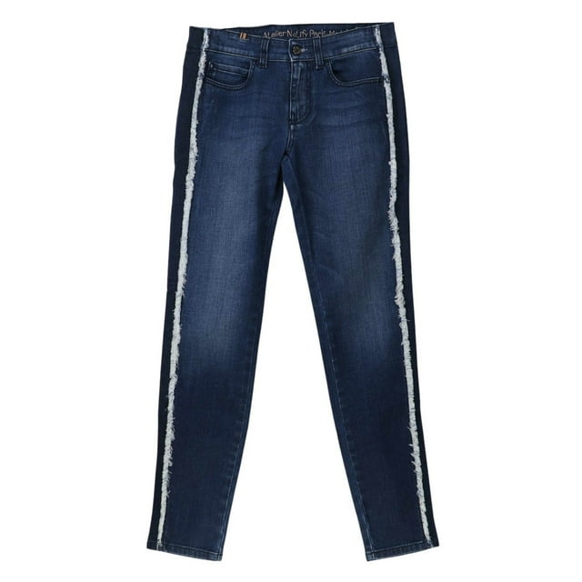 Atelier Notify Jean à Rayures Ample en Bambou Bleu Utilisé pour Homme - 2