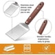thumbnail image 4 of 2 Pieces Small Brownie Cookie Spatula Metal Stainless Steel Spatula with Wooden Handle Heavy Duty Spatula for Kitchen Cooking Chef Baking Scraper Turn, 4 of 5