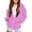Pink, variant on Abomasnow Kid Boy Girls Zip Up Hoodies Teen Fleece Full-Zip Sweatshirts Jacket Casual Fall Hoodie with Pocket 4-12 Years
