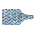 thumbnail image 2 of Marble Print Cutting Board, Retro Marble Tiled Spiral and Round Circular Bound Tied Old Fashion Shapes Design, Tempered Glass Cutting and Serving Board, Wine Bottle Shape, Grey, by Ambesonne, 2 of 5