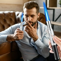 DcGZvy Camping Torch Long Lighter for Grill, Long Lighter Butane Windproof Lightsaber Lighter Torch, Refillable Torch Lighters Bbq Lighter