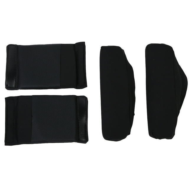 Almohadillas antideslizantes para muletas de apoyo suave para pacientes mayores (negro)