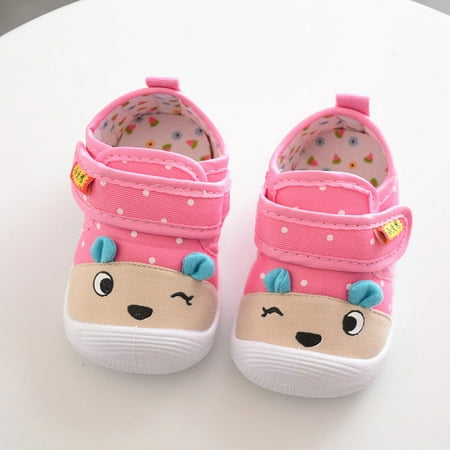 

ãYilirongyummã Baby Shoes Girls Baby Sole Soft Boys Cartoon Shoes Squeaky Anti-Slip Kids Baby Shoes