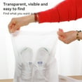 thumbnail image 4 of Ruiboury 20Pcs Sac à Chaussures Cordon Réutilisable Stockage Multi-Usage Non-Tissé Sac de Voyage Séchage Ménage Stockage Chaussures S/24 * 38cm, 4 of 6