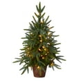 thumbnail image 7 of Nearly Natural 2.5 ft. Christmas Tree with Copper Planter & Clear Lights, 7 of 7