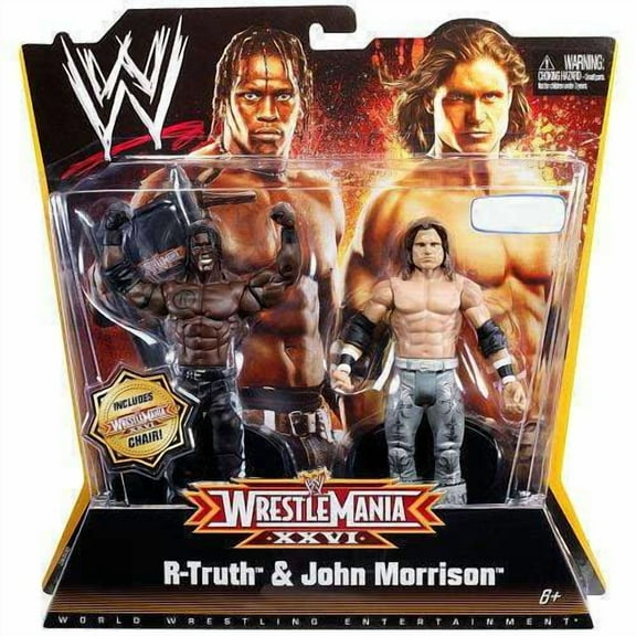 WWE Wrestling WrestleMania 26 R-Truth & John Morrison Action Figure 2-Pack