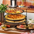 thumbnail image 6 of GXFMYA Multifunctional Folding Pizza Rack, Food Preparation Stand for Kitchen, Parties, and Family Gatherings, 6 of 7