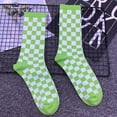 thumbnail image 2 of Clearance Now! HSTUO Men's Tube Socks Checkerboard Socks Sports Socks X5Q2, 2 of 9
