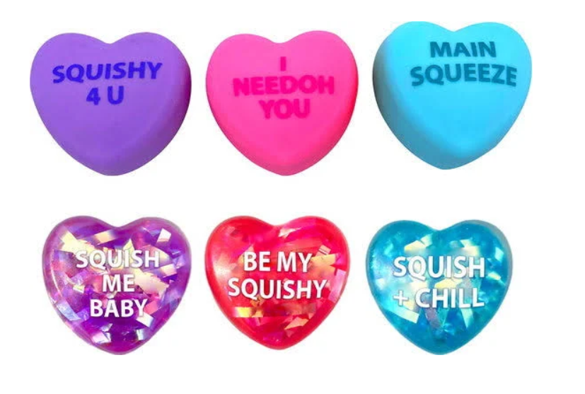 Nee Doh Color Change Squeeze Heart, 1 chosen at random