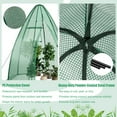 thumbnail image 5 of Aimee Lii 5.5 x 5.5 x 6 Feet Portable Mini Greenhouse with All-Weather PE Cover, Portable Greenhouses for Outdoors, 5 of 9