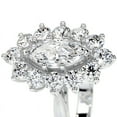 thumbnail image 3 of Dash Jewel 2.1 Ct Heart Cut Mid Century Diamond Engagement Ring - 14K White Gold Plated - Beautiful Lab-Created Simulated Diamond Ring for Women’s Engagements- Anniversaries- and Gifts for Her, 3 of 3