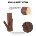 thumbnail image 5 of KALLORY Punch- Coat Hook Hangers Clothes Hook Rustic Sundries Organizer Clothes Organizer Tool Wall Hanging Rack Wood, 5 of 8
