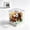 Panda Bedroom, variant on Panda Daily Life Micro Building Model Kits, with Transparent Dust Cover Led light, DIY Miniature Scene for Home Decor, Immersive Model Building Block for Adults & Teens,Panda Bedroom