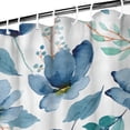 thumbnail image 4 of Waterproof Pioneer Shower Curtain 36x72 Inch Polyester Unique Colorful Floral Shower Curtain for Bathroom Hotel Home Decor with 7 Plastic Hooks, 4 of 5