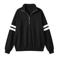 thumbnail image 3 of cocolona Fall Sweatshirts for Women Half Zip Pullover Long Sleeve Trendy Casual Tops, 3 of 6