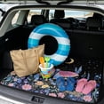 thumbnail image 2 of COEQINE Cargo Liner for SUV, Durable Rear Trunk Liner Heavy Duty Cargo Mat Back Seat Cover Protector Fashion Car Accessories Decor, 29" x 39", Butterfly Floral Moon Pink, 2 of 7