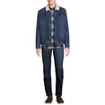 thumbnail image 2 of George Men’s Faux Sherpa Denim Jacket, 2 of 5