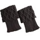 thumbnail image 1 of Qarigey 1 par de puños de botas de ganchillo para mujer, calcetines de punto para botas, calentadores de piernas de invierno Ropa, zapatos y accesorios Miscelánea gris oscuro Qarigey PS11900-07, 1 of 6